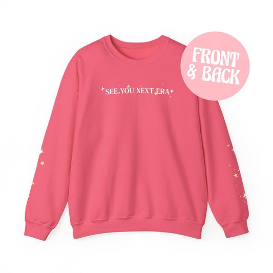 2-Sided See You Next Era Stars & Sparkles Crewneck Sweatshirt