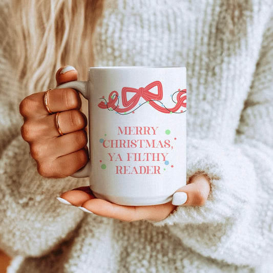 Merry Christmas Ya Filthy Reader Mug