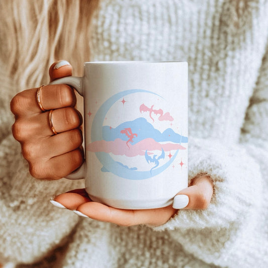 Celestial Dragons Fantasy Mug