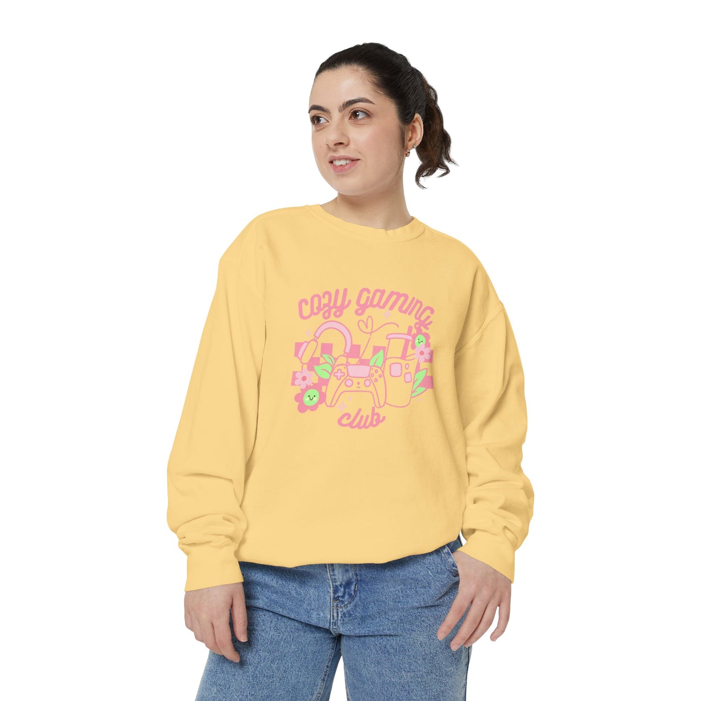 Cozy Gaming Club Comfort Colors Sweatshirt