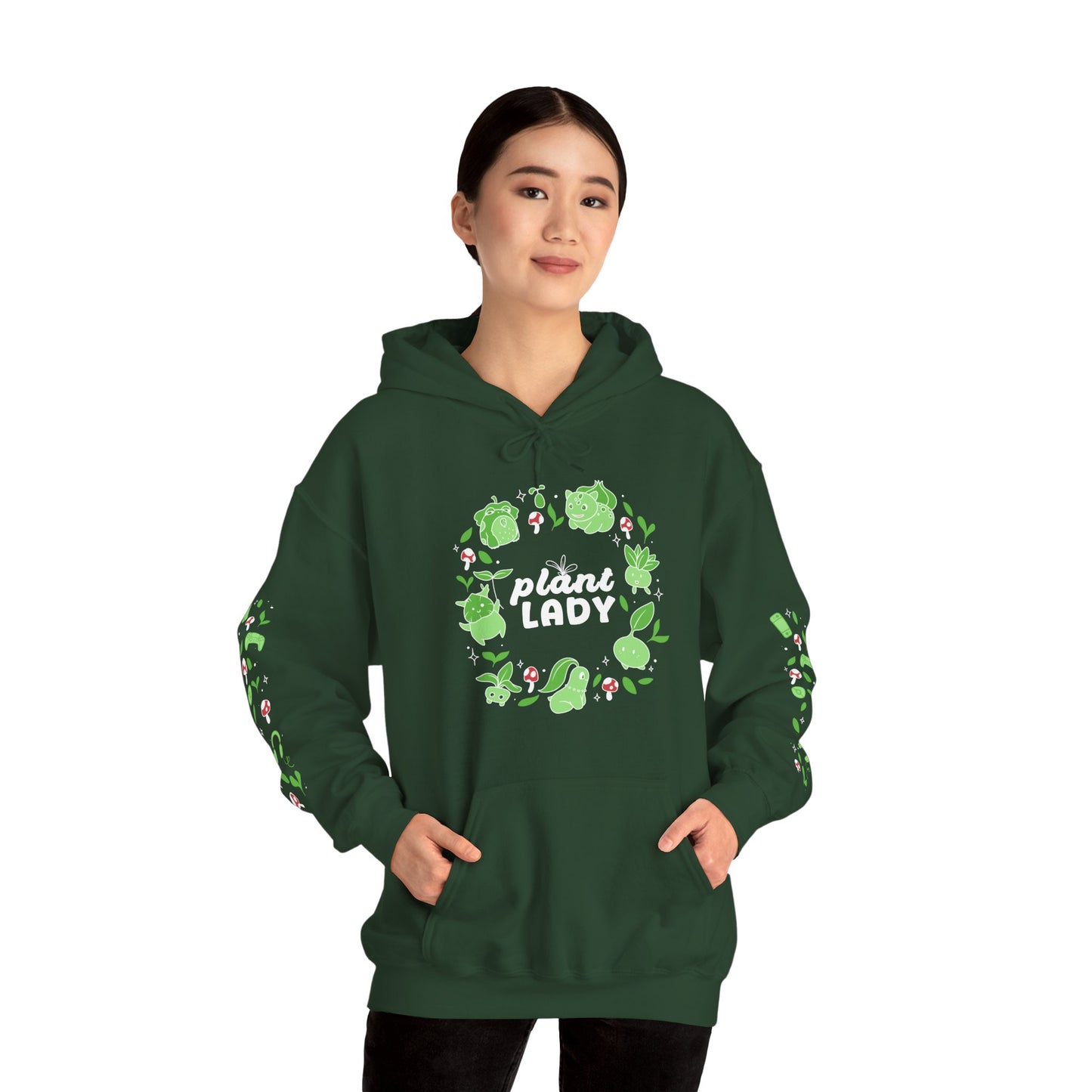 Plant Lady Cozy Gamer Girl Hoodie - Gildan - Gamer Gift