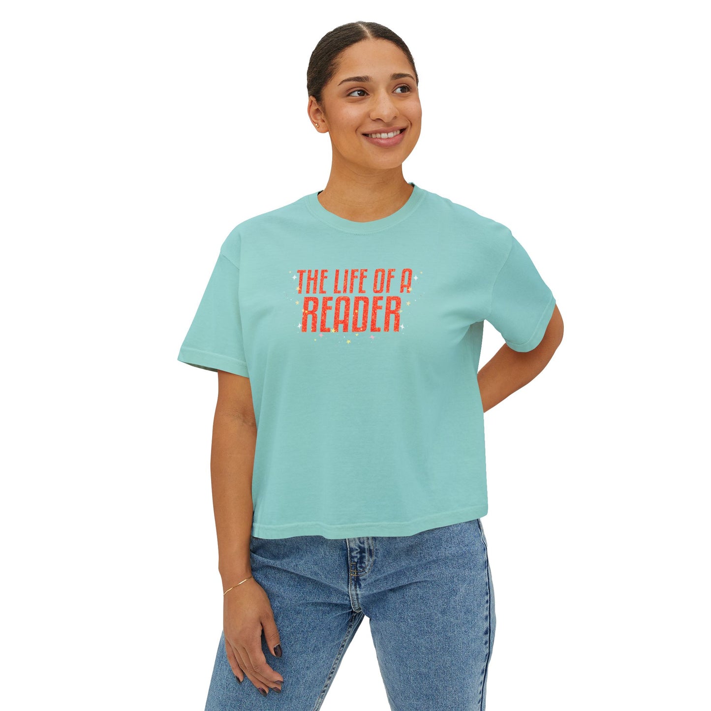 "The Life of a Reader" T-Shirt - Boxy Fit