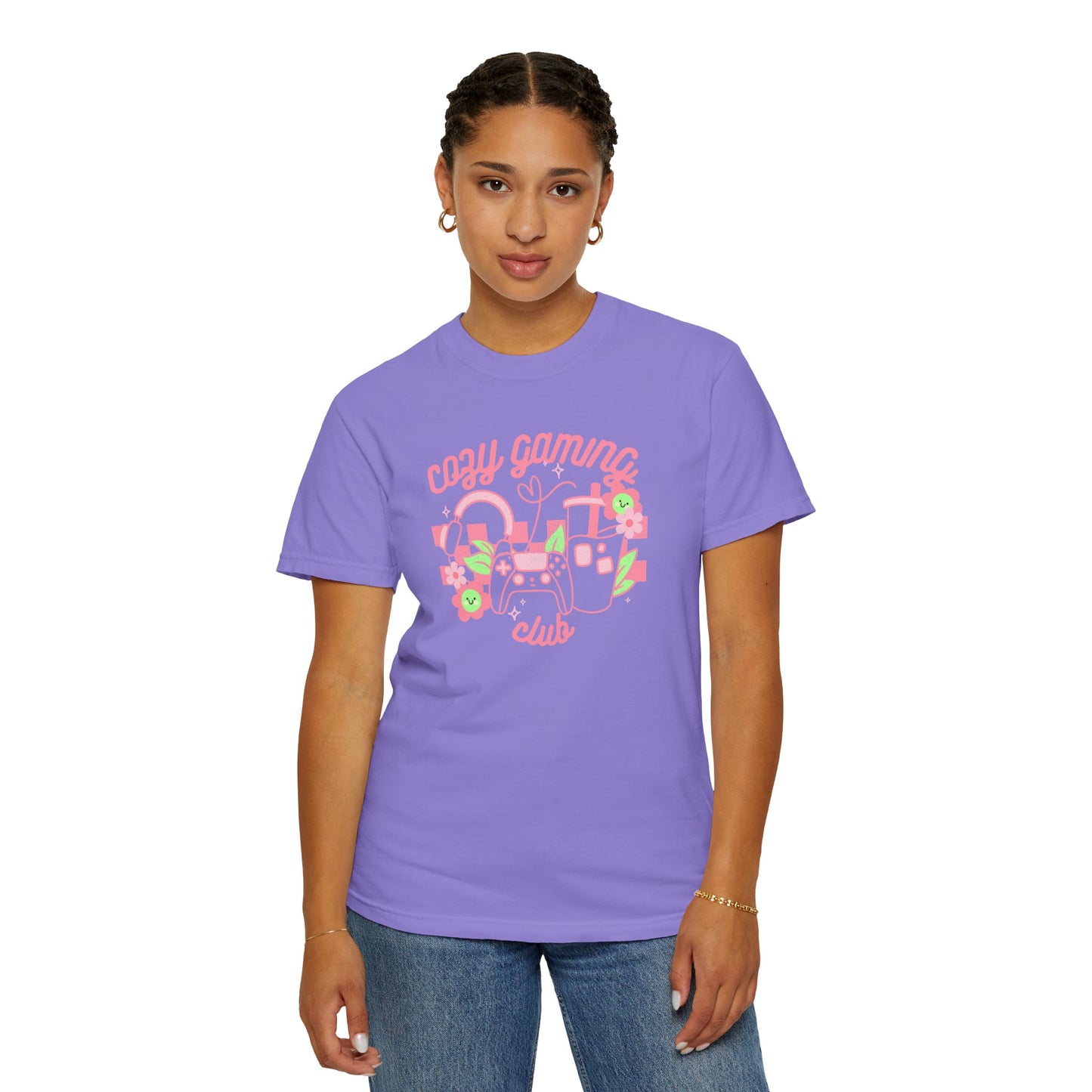 Cozy Gaming Club T-shirt - Gamer Girl Gift