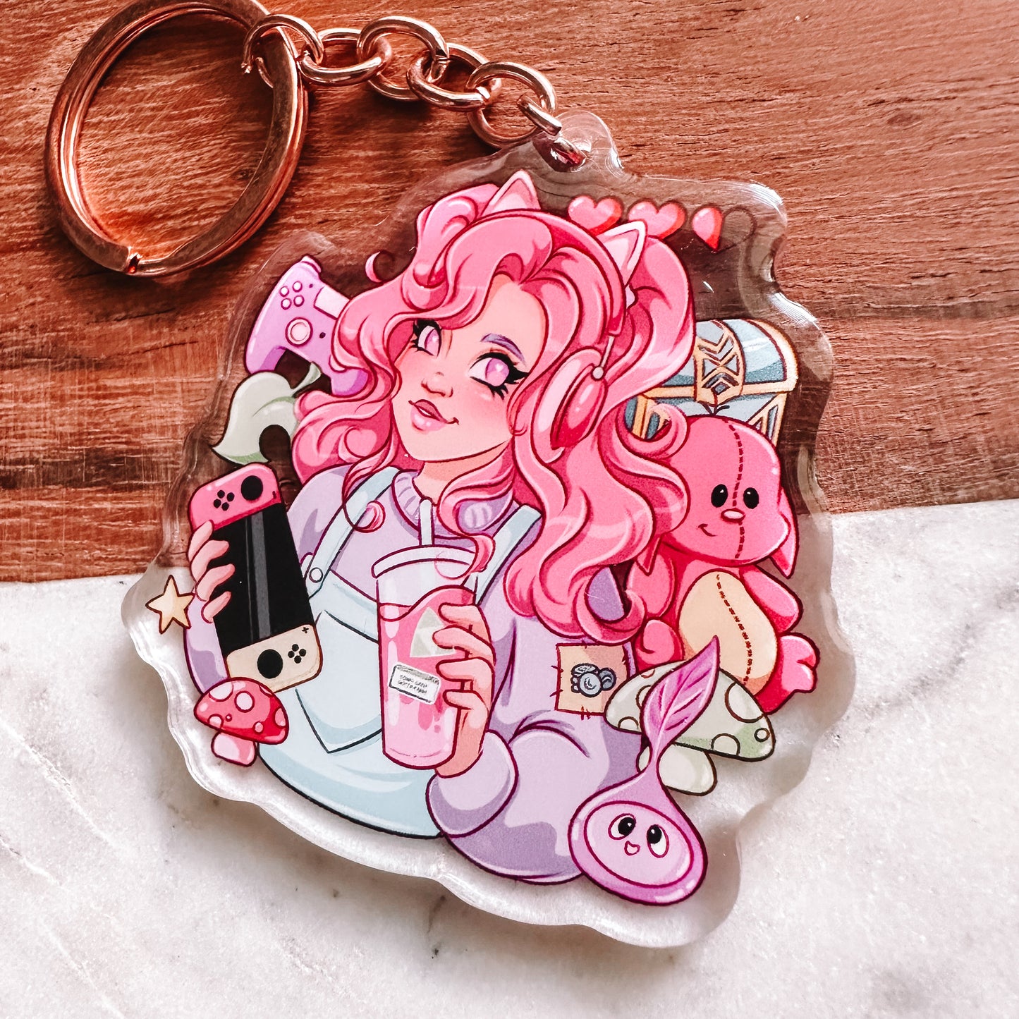 Gamer Girl Keychain