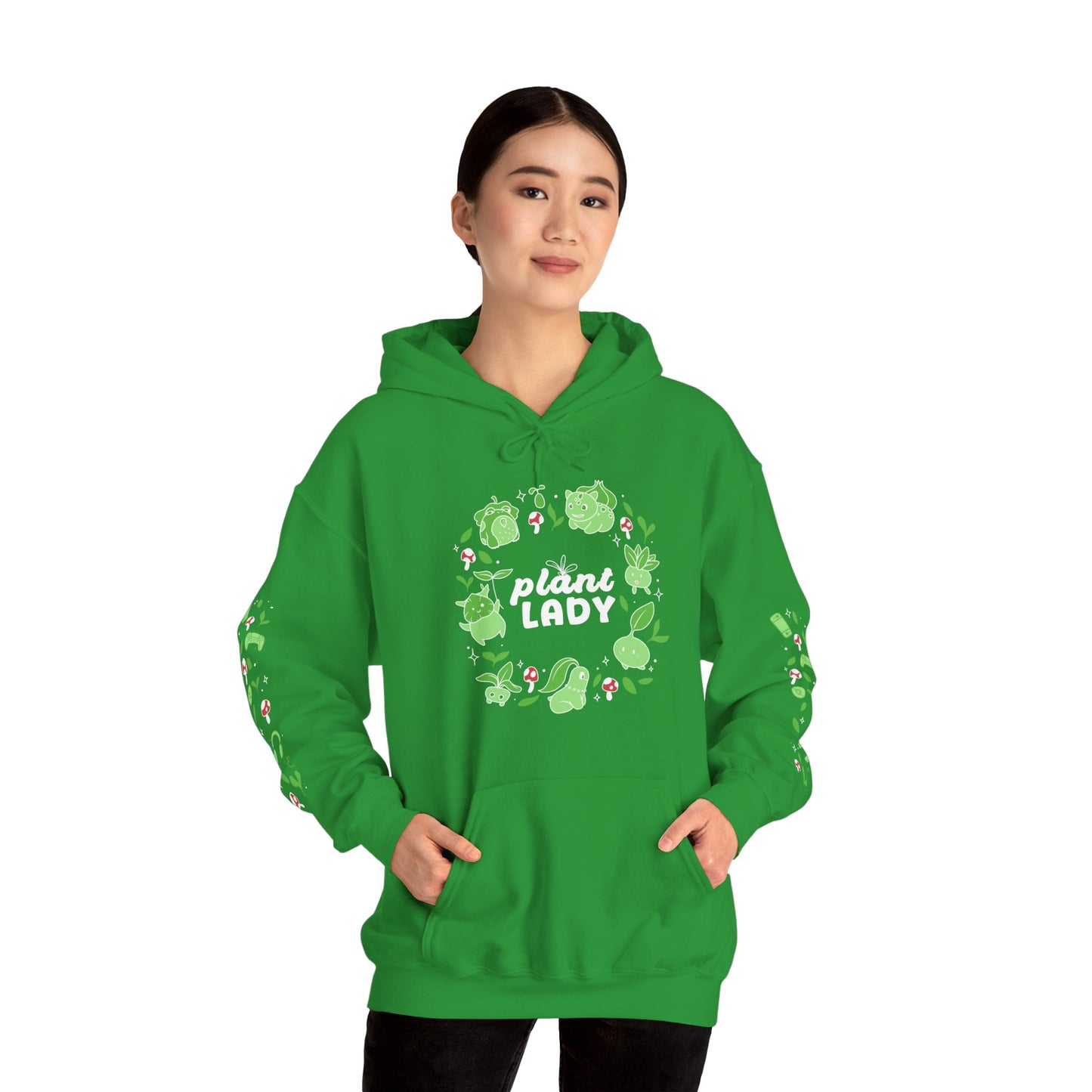 Plant Lady Cozy Gamer Girl Hoodie - Gildan - Gamer Gift