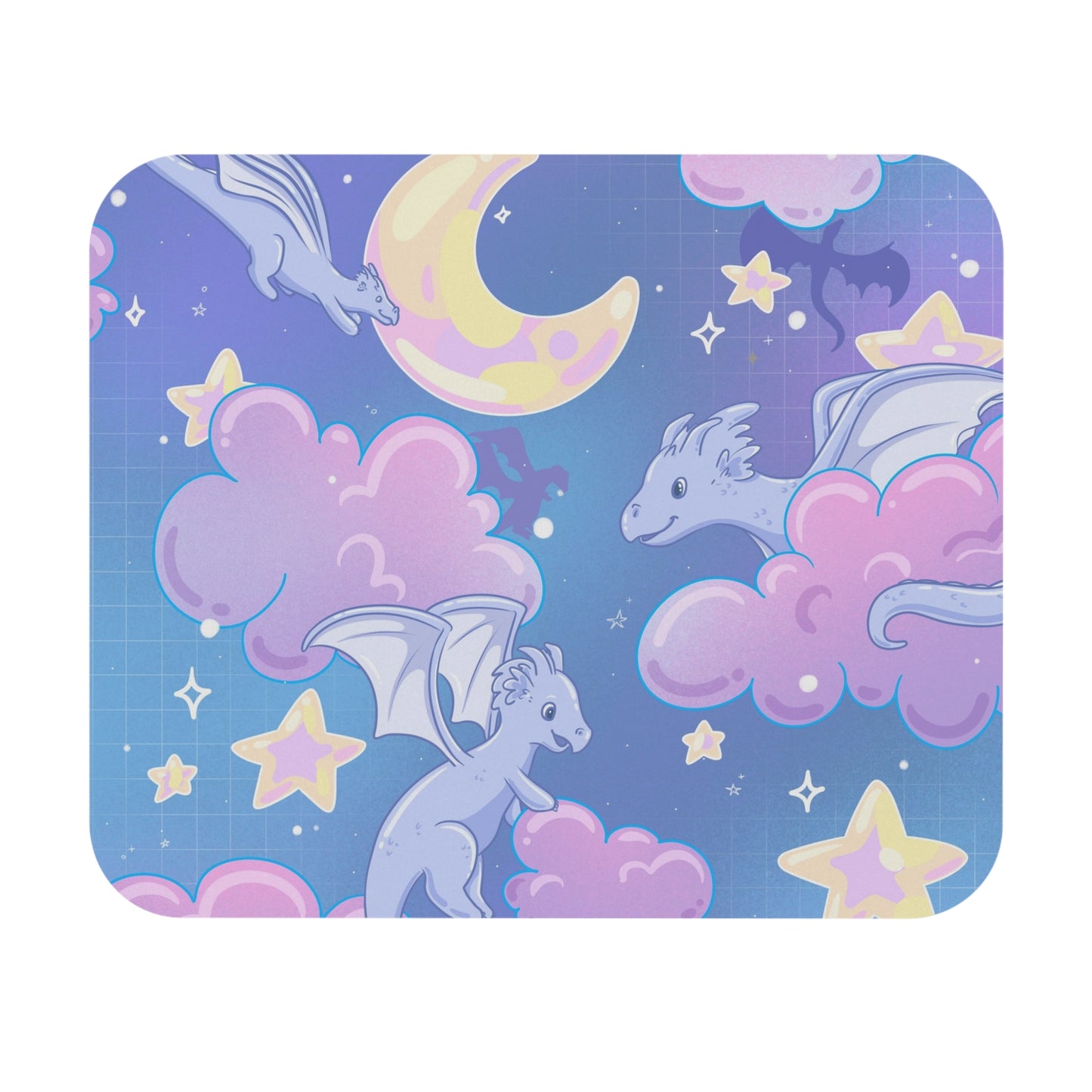 Celestial Dragons Fantasy Mouse Pad (Rectangle) - Gamer Gift