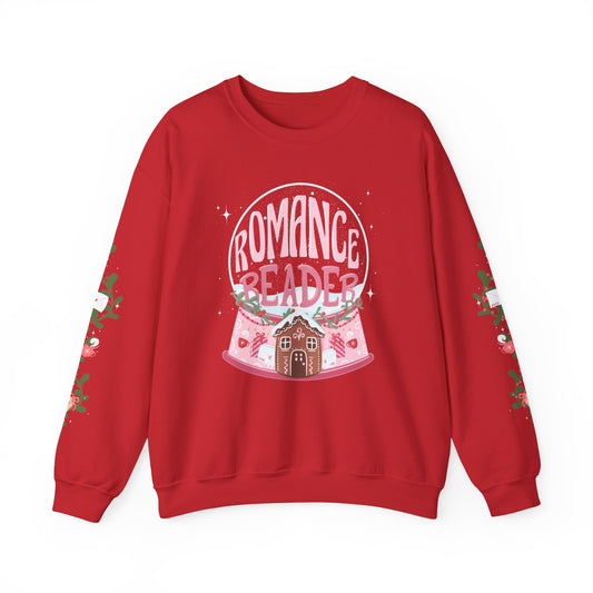 Romance Reader Snowglobe Crewneck Sweatshirt