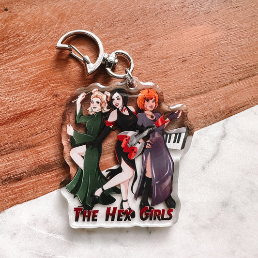 Witchy Girl Band Keychain