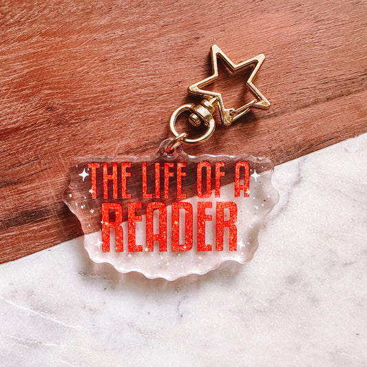 The Life of a Reader Keychain