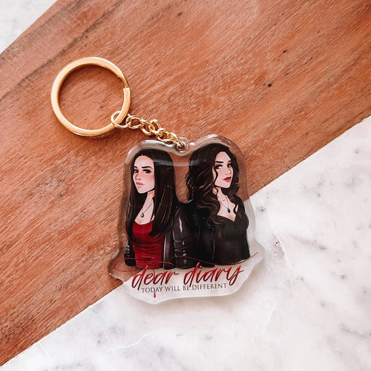 Elena & Katherine Keychain