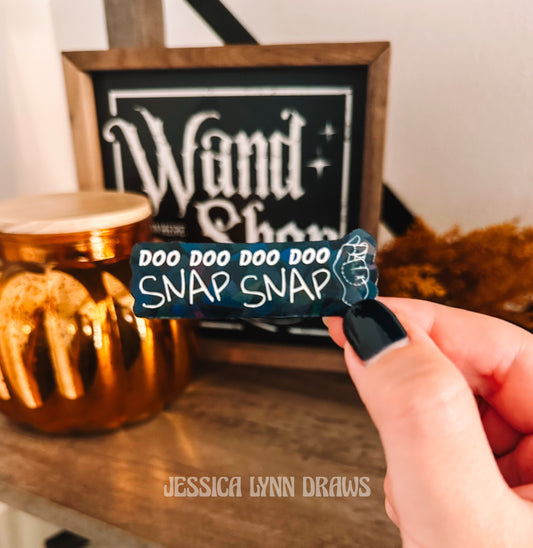 Snap Snap Spooky Sticker