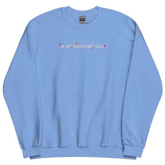 In My Showgirl Era Embroidered Sweatshirt